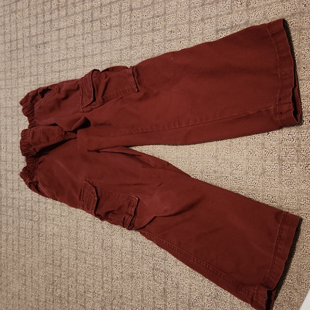 Maroon kids Cargo pants